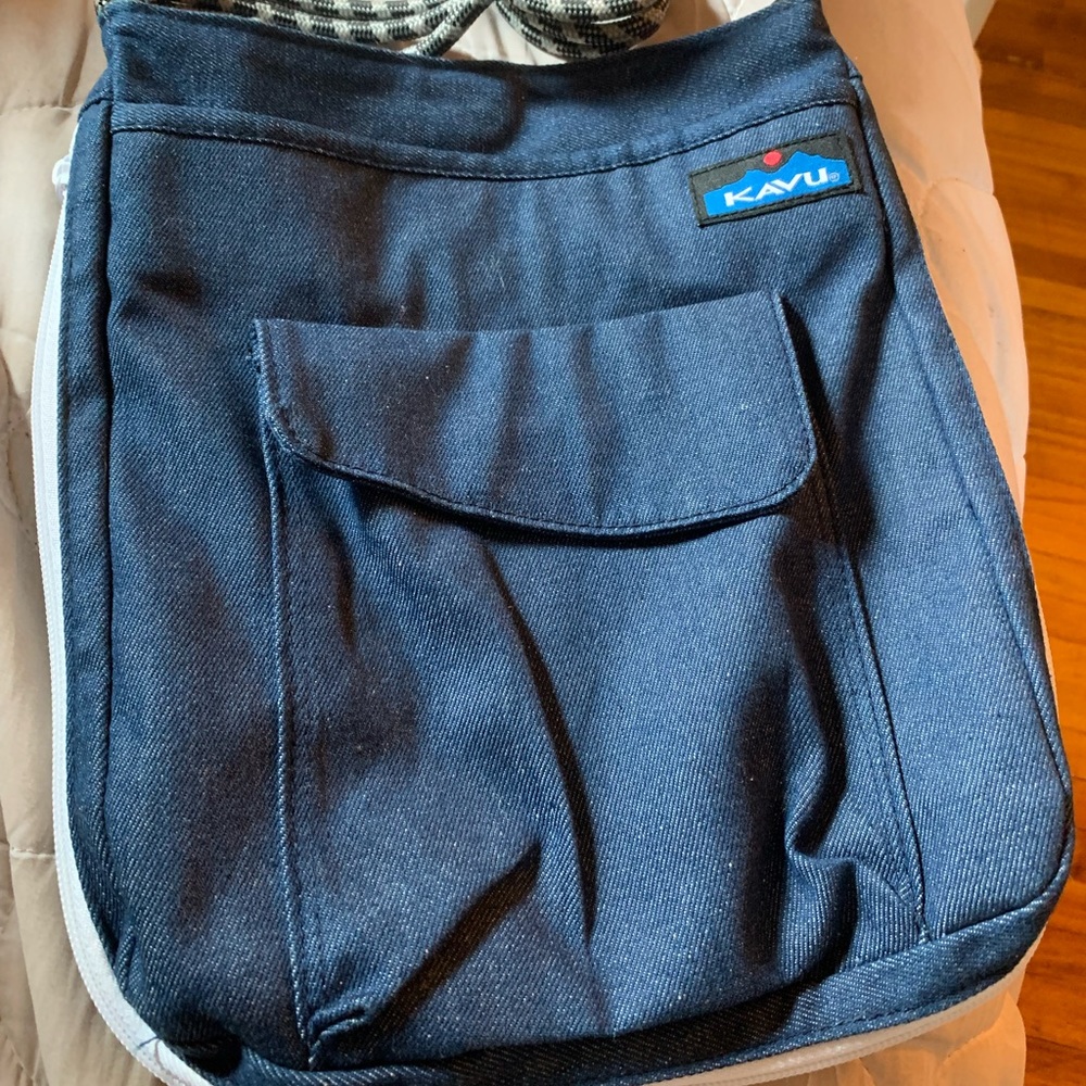 Kavu Denim Cross-Body Purse
